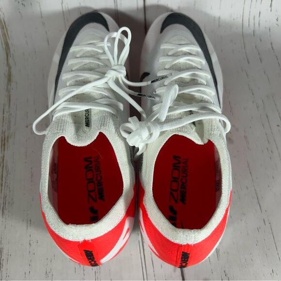 Nike Zoom Mercurial Vapor 15 Elite FG Soccer Cleats White Mens 6 DJ4978-600 - Picture 5 of 11